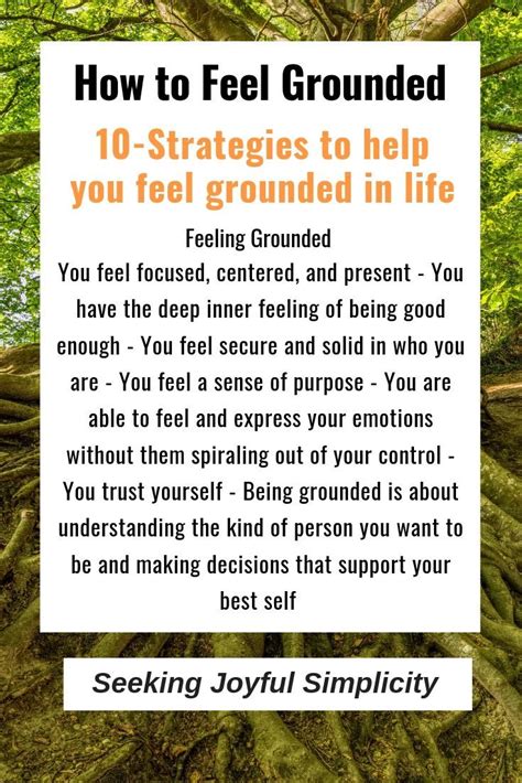 what is a grounded person|well grounded person.